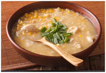 Sweet Corn and Chicken Soup